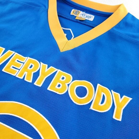 Logic Everybody Tour Hockey Style Jersey Shirt Long Sleeve Blue Yellow Large - Picture 2 of 11